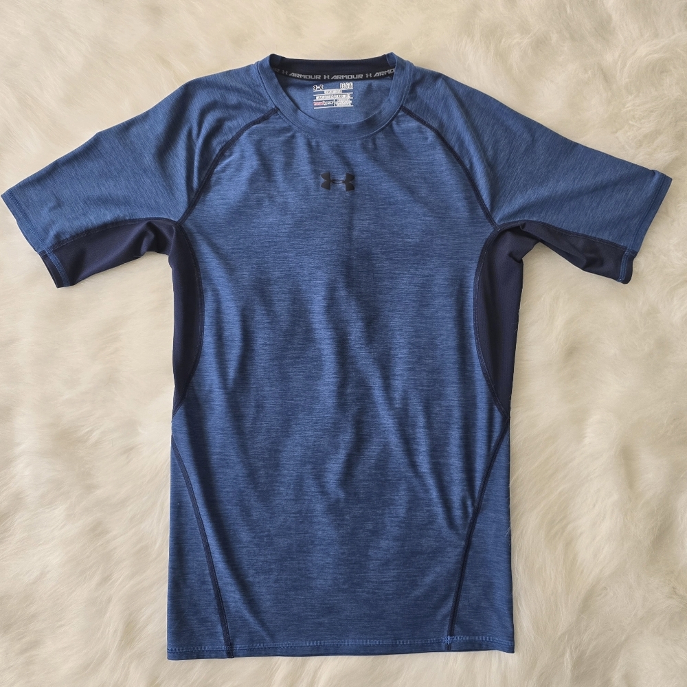 Under Armour Compression Shirt Men's Large Blue